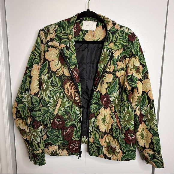 Pacsun Tapestry Gas Jacket Floral NWT Men’s Small - Picture 3 of 10